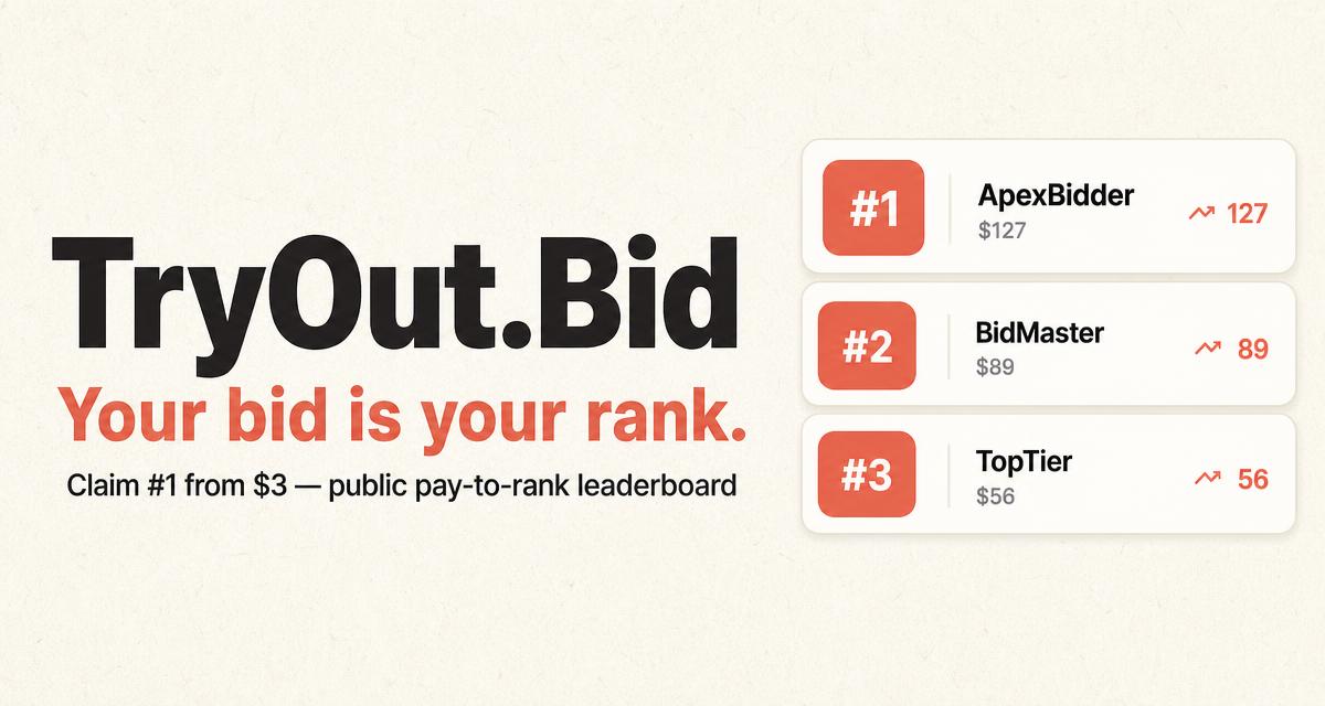 TryOut.Bid Open Graph preview